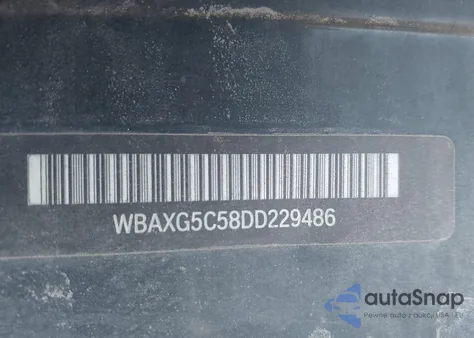 2013 BMW 528I z USA, uszkodzony, nr VIN WBAXG5C58DD229486